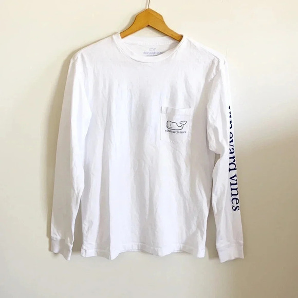 Vineyard Vines White Oversized Long Sleeve Top size XS - Picture 1 of 6